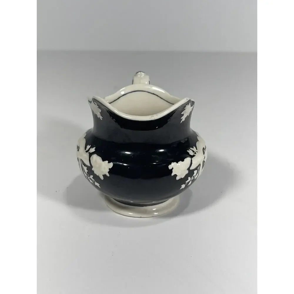 Marlborough George Jones‎ and Sons Rare Vintage Back White Creamer Made England